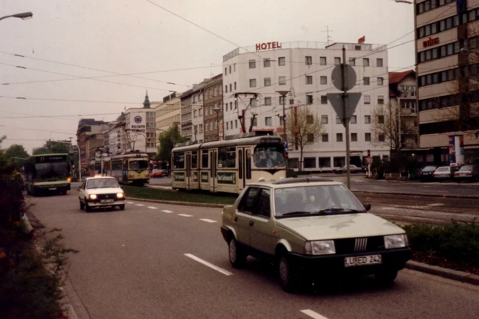 Mannheim Regionallinie 5  auf Kaiserring (1990)