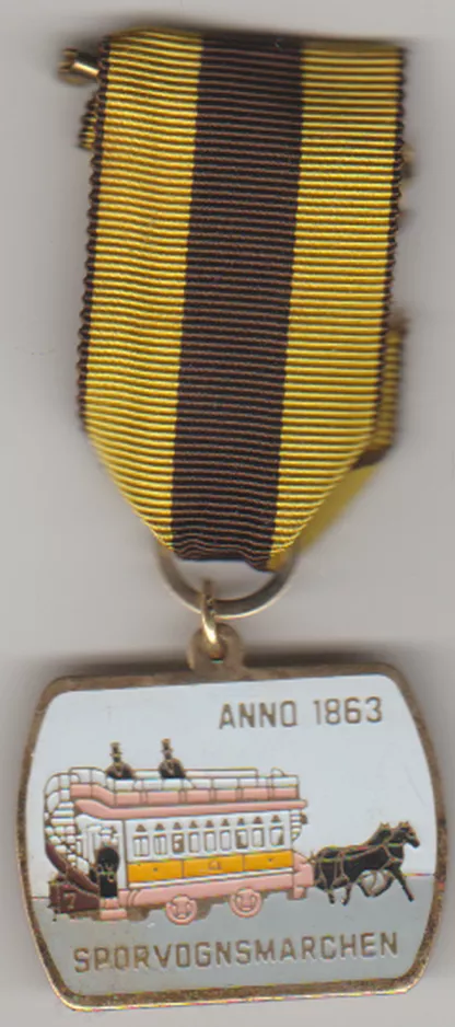 Medaille: Kopenhagen Anno 1863 Sporvognsmarchen (1992)