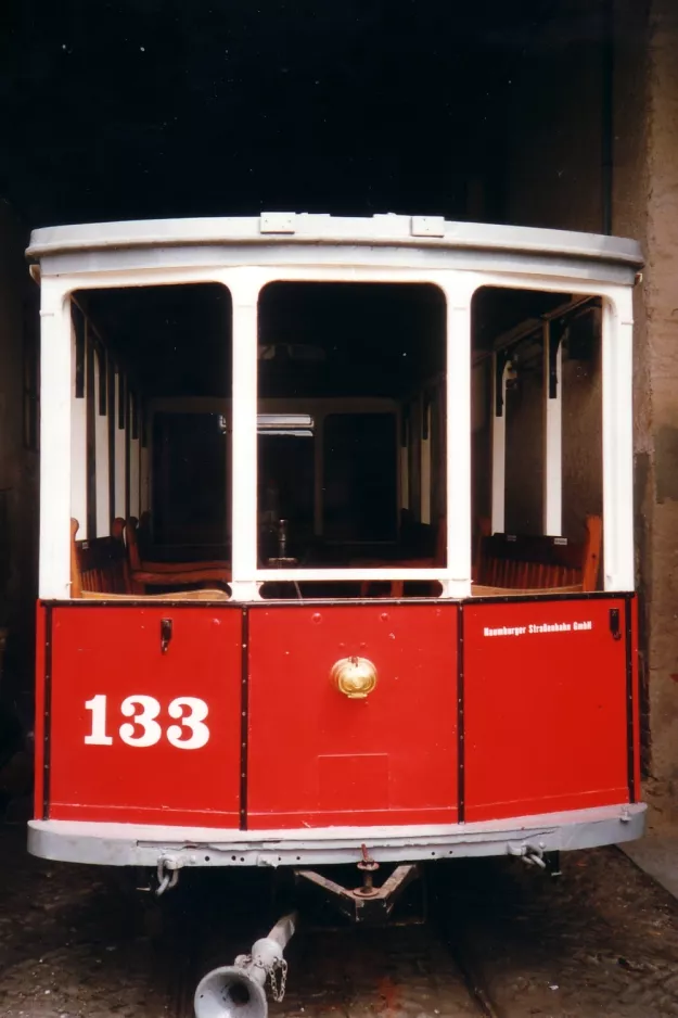 Naumburg (Saale) Pferdestraßenbahnwagen 133 innen Naumburger Straßenbahn (2001)