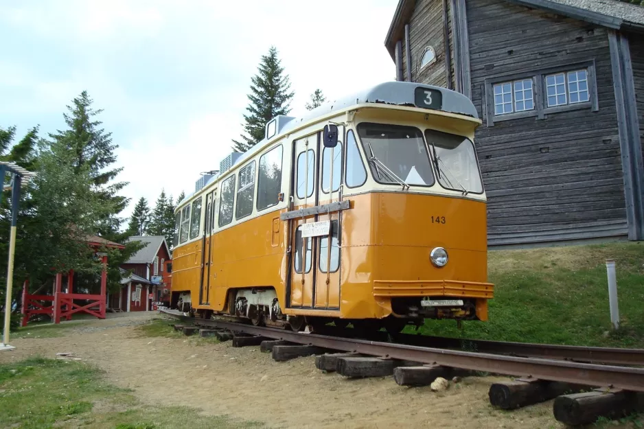 Nordingrå Triebwagen 143 am Värdshuset Mannaminne (2009)