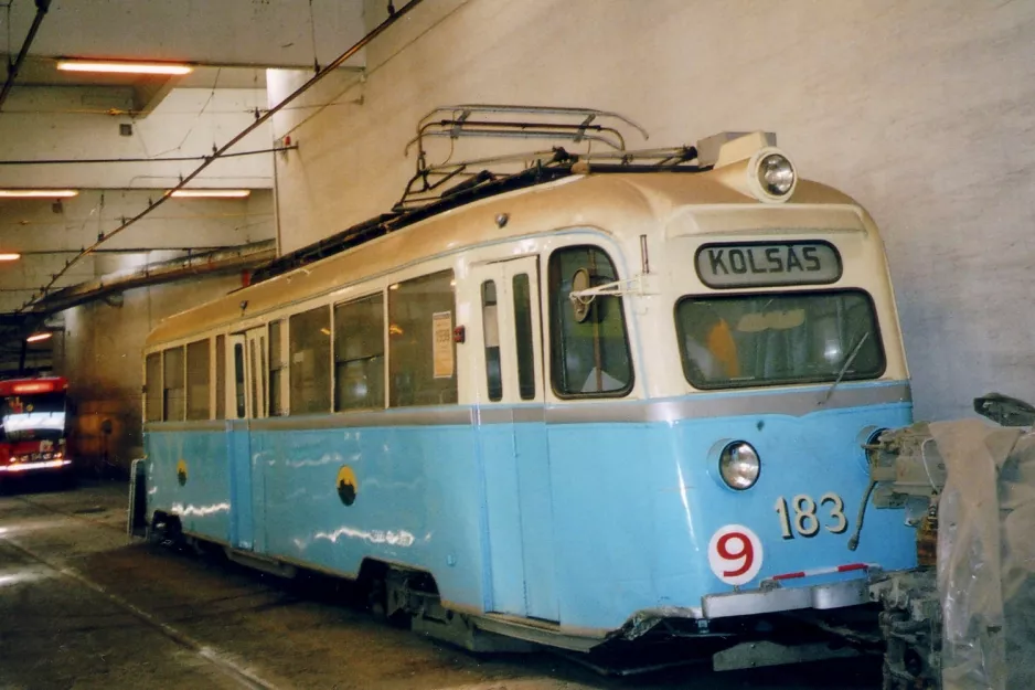 Oslo Museumswagen 183 im Depot Grefen trikkebase (2005)