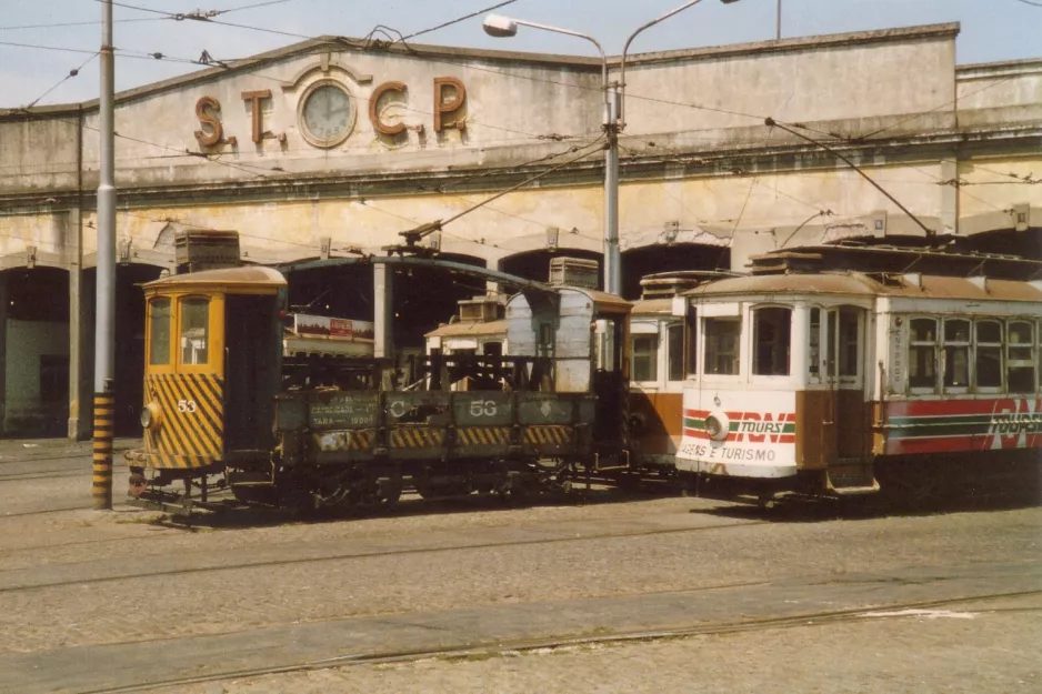 Porto Arbeitswagen 53 vor Boavista (1988)