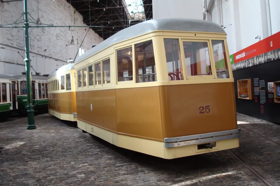 Porto Beiwagen 25 im Museu do Carro Eléctrico (2008)