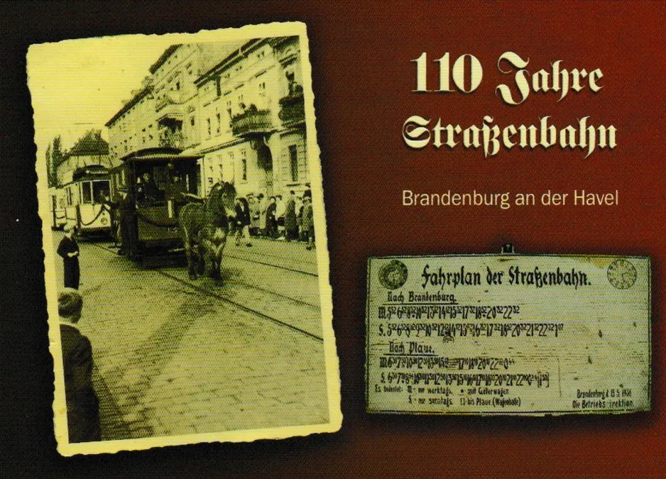 Postkarte: 110 Jahre Straßenbahn
 (2007)