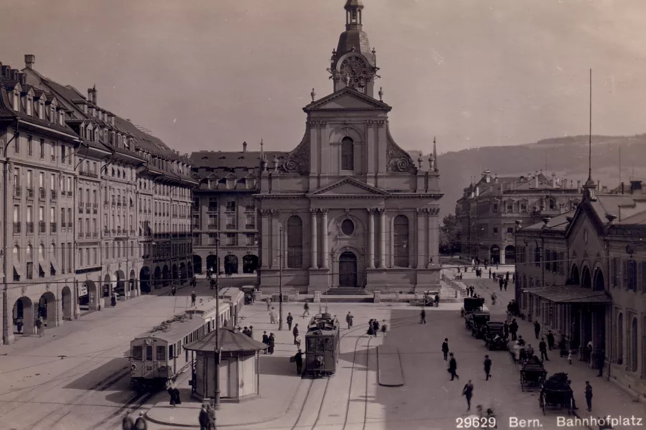 Postkarte: Bern auf Bahnhof (1915)