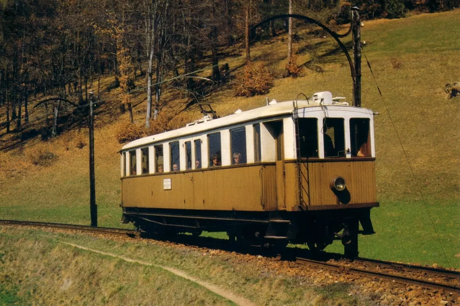 Postkarte: Bozen Regionallinie 160 mit Triebwagen 2 nahe bei Rappmannsbichl (1982)
