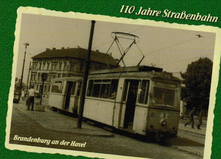 Postkarte: Brandenburg an der Havel am Hauptbahnhof (2007)