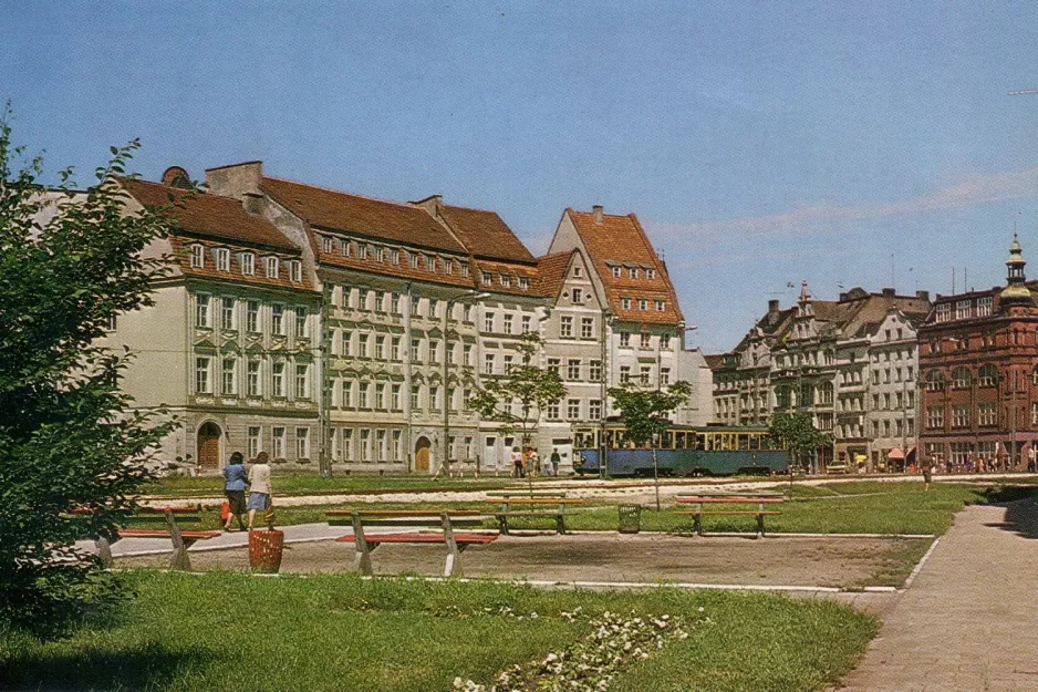 Postkarte: Breslau auf Ulica Kazimierza Wielkiego (1970)