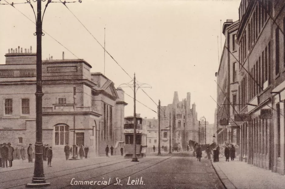 Postkarte: Commercial Street, Leith, Edinburgh (1919)