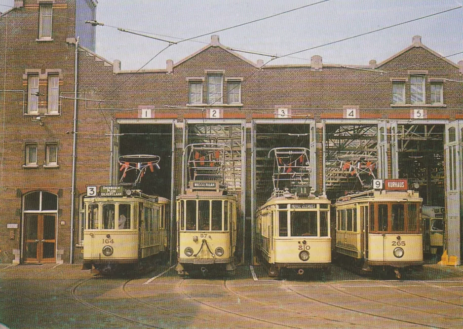 Postkarte: Den Haag Triebwagen 164 vor Lijsterbesstraat (1975)