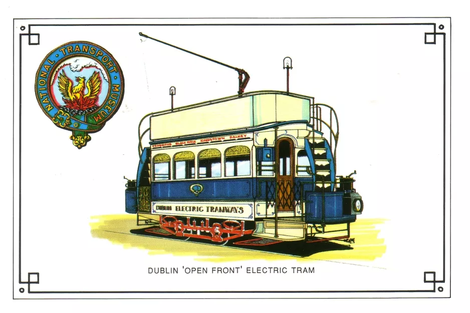 Postkarte: Dublin Doppelstocktriebwagen 2  (2006)