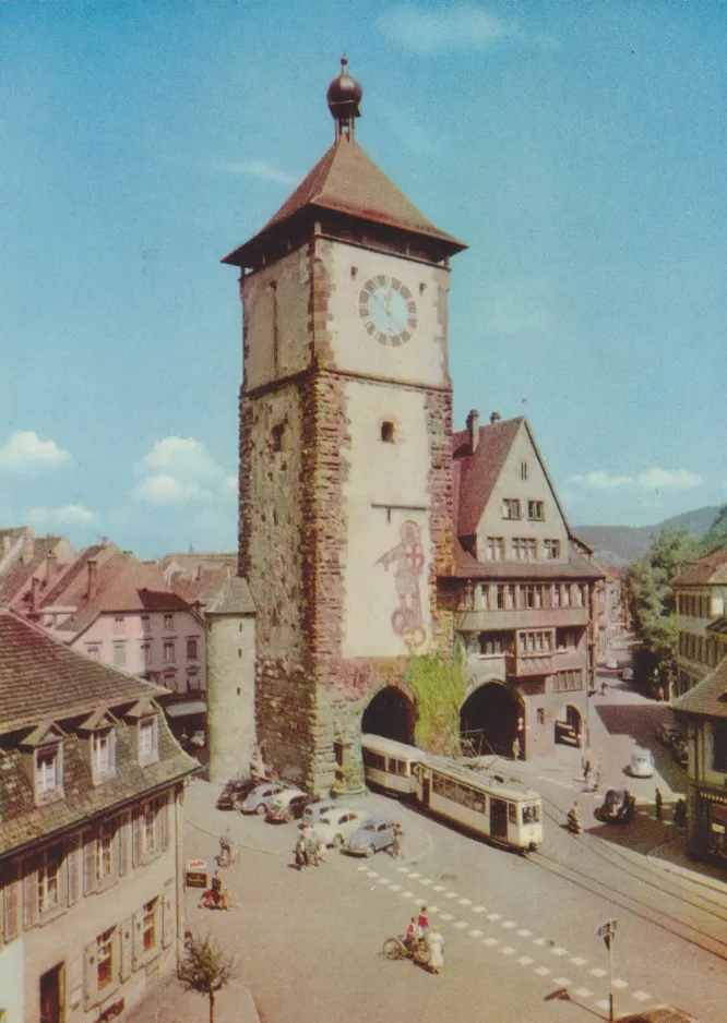 Postkarte: Freiburg im Breisgau im Schwabentor (1965)
