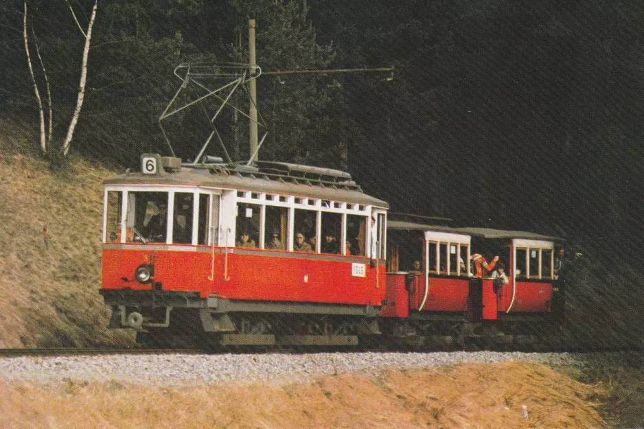 Postkarte: Innsbruck Museumswagen 3 nahe bei Igis (1980)