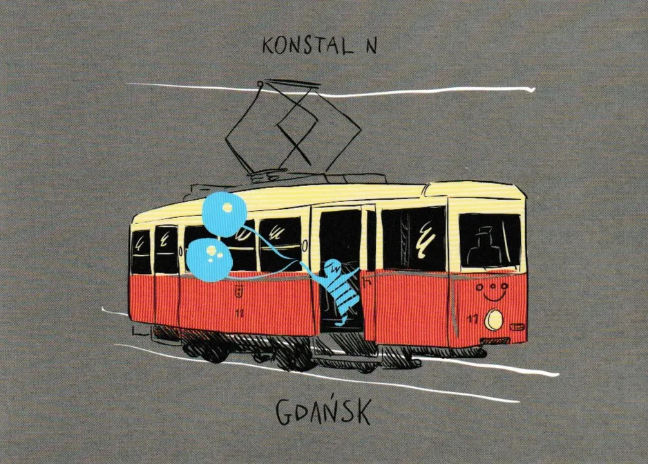 Postkarte: Konstal N
 (2024)