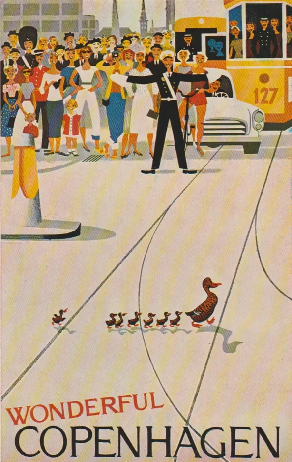 Postkarte: Kopenhagen Wonderfuld Copenhagen (1957)