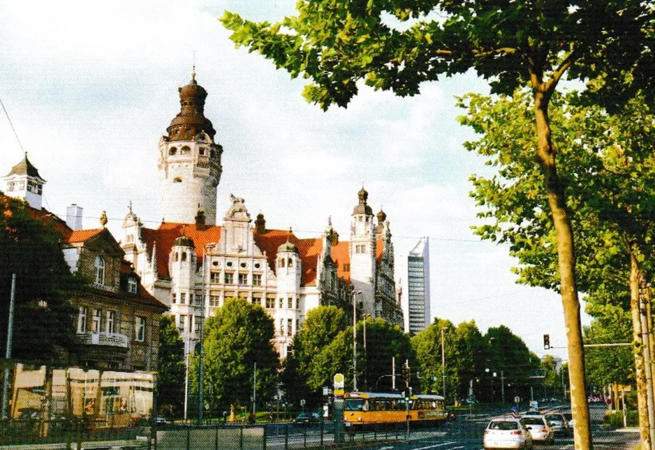 Postkarte: Leipzig vor Neues Rathaus (2019)