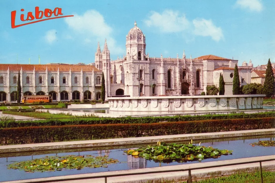 Postkarte: Lissabon nahe bei Mosteiro dos Jerónimos (1970)