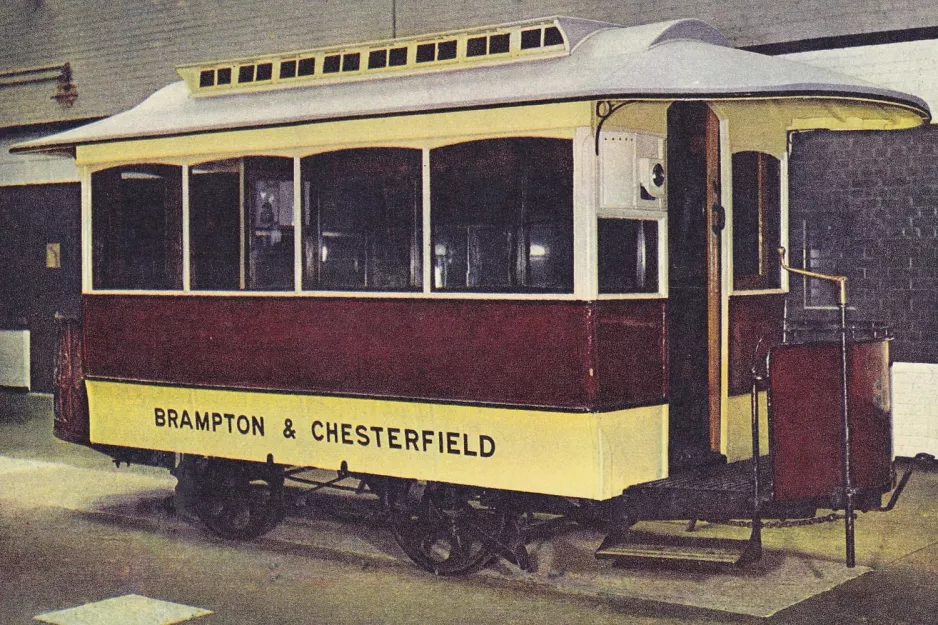 Postkarte: London Pferdestraßenbahnwagen (1960)