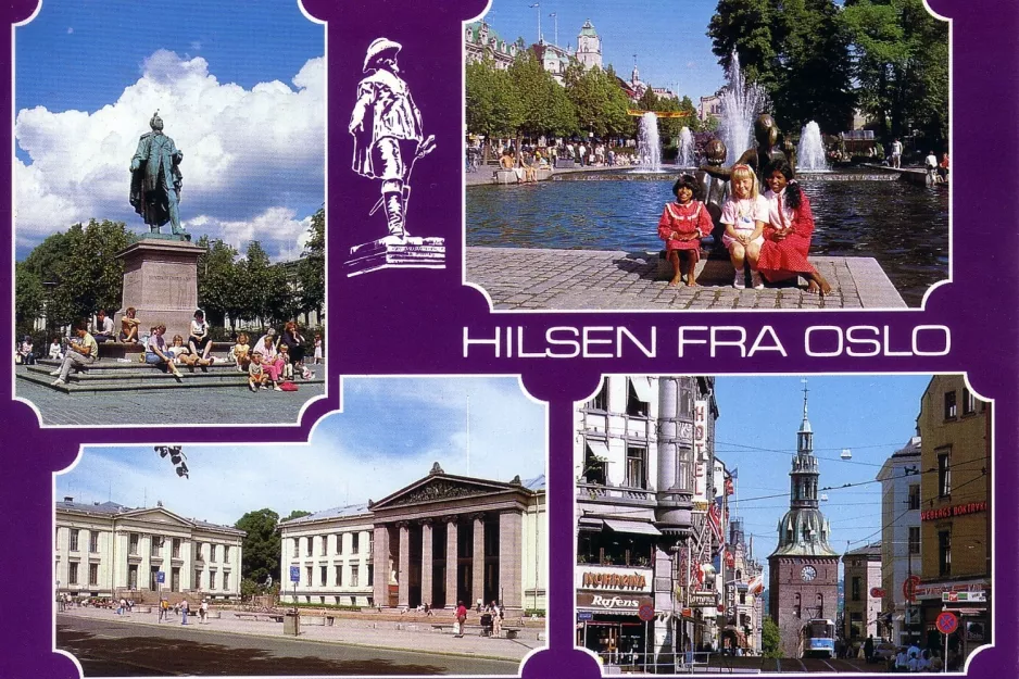 Postkarte: Oslo auf Grensen (1985)