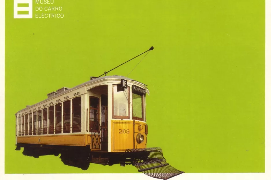 Postkarte: Porto Triebwagen 269  Museu do Carro Eléctrico (2008)