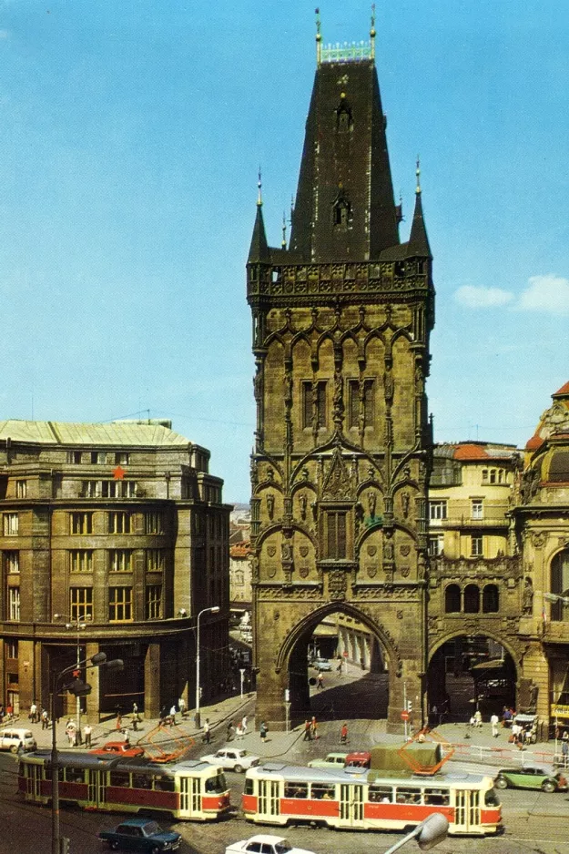 Postkarte: Prag vor Prašná brána (1970)