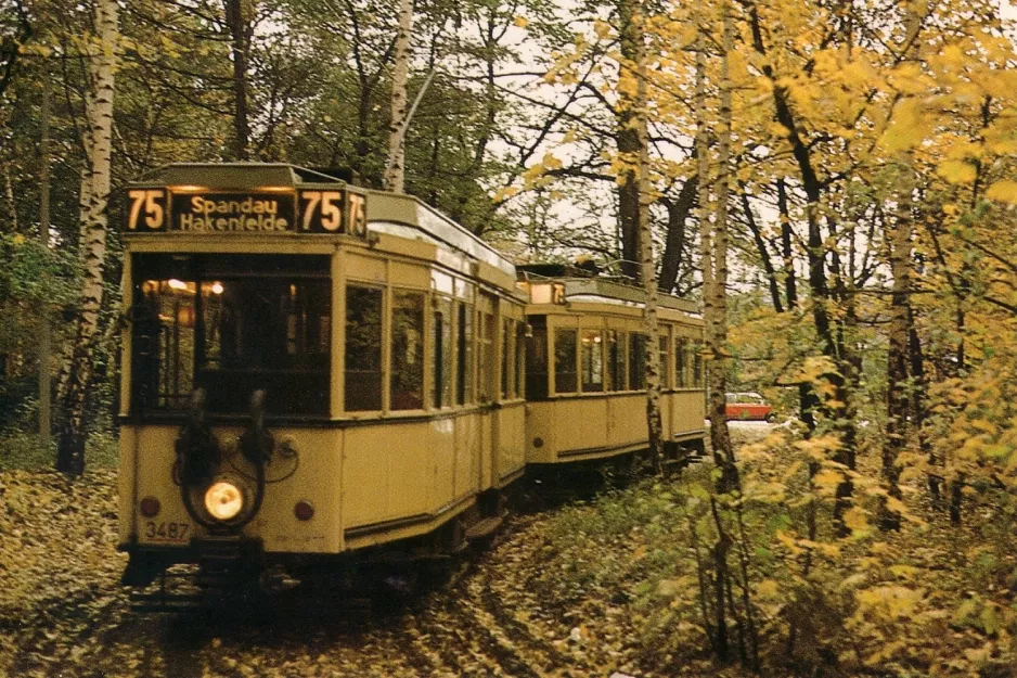 Postkarte: Schönberger Strand Triebwagen 3487 (1973)