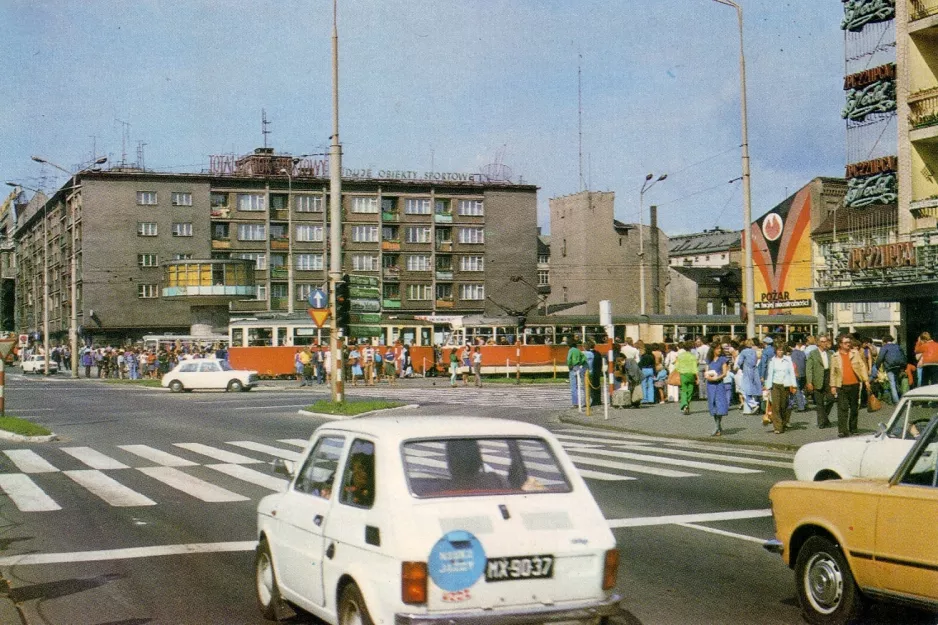 Postkarte: Stettin auf aleja Niepodległości (1980)