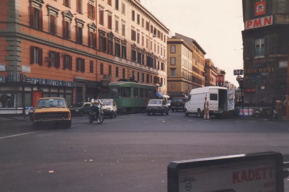 Rom Straßenbahnlinie 3 auf Via Ottaviano (1985)