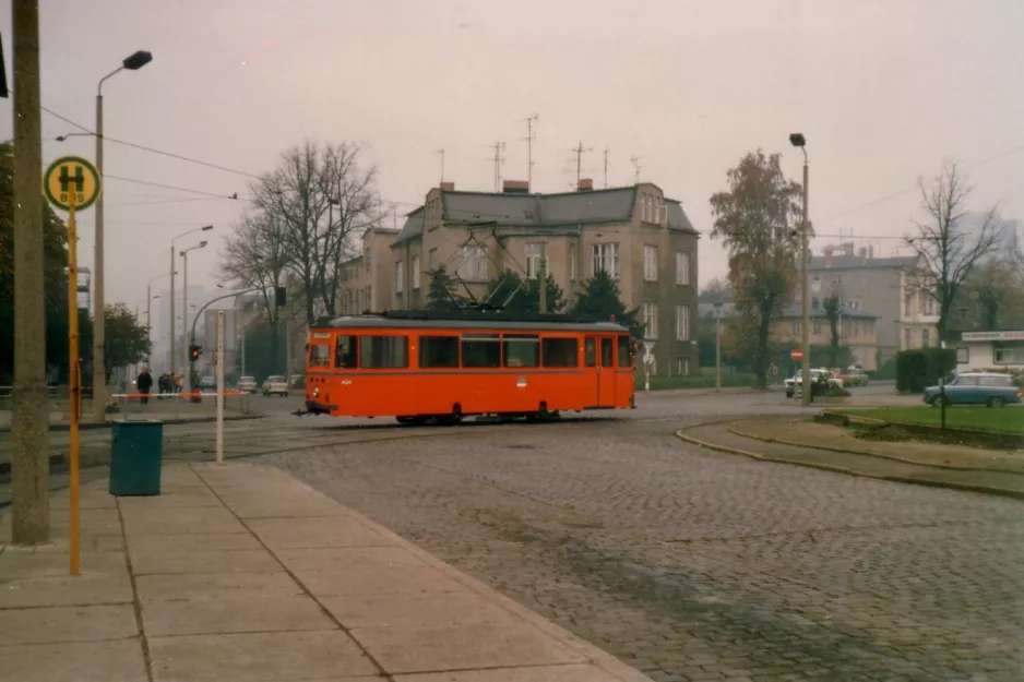 Rostock Arbeitswagen 47 vor Hauptbahnhof (1987)