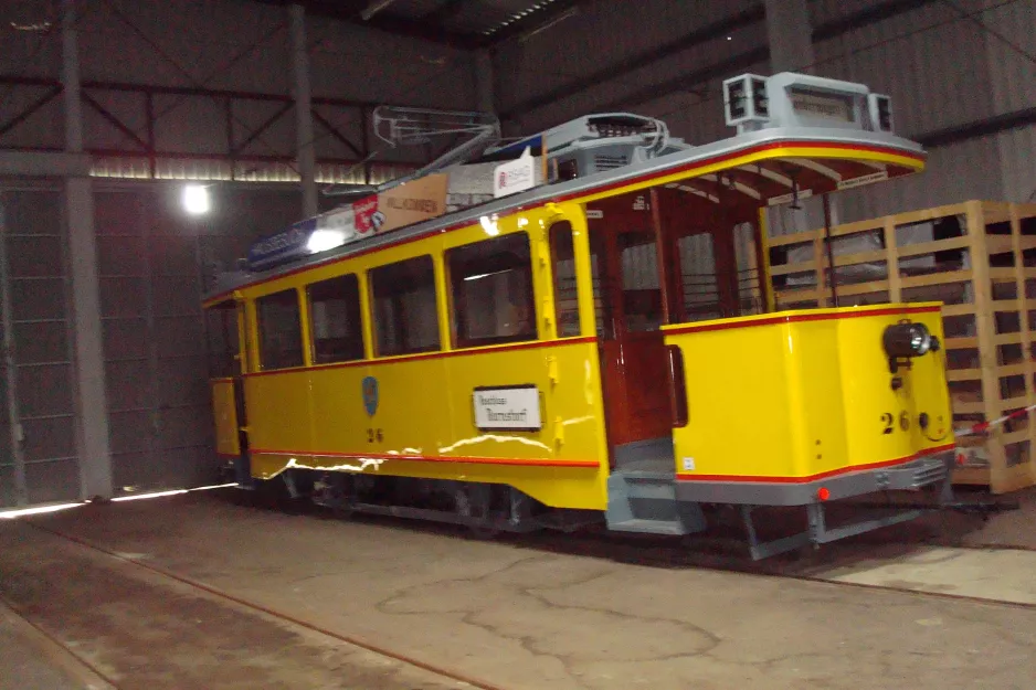 Rostock Triebwagen 26 im depot12 (2015)