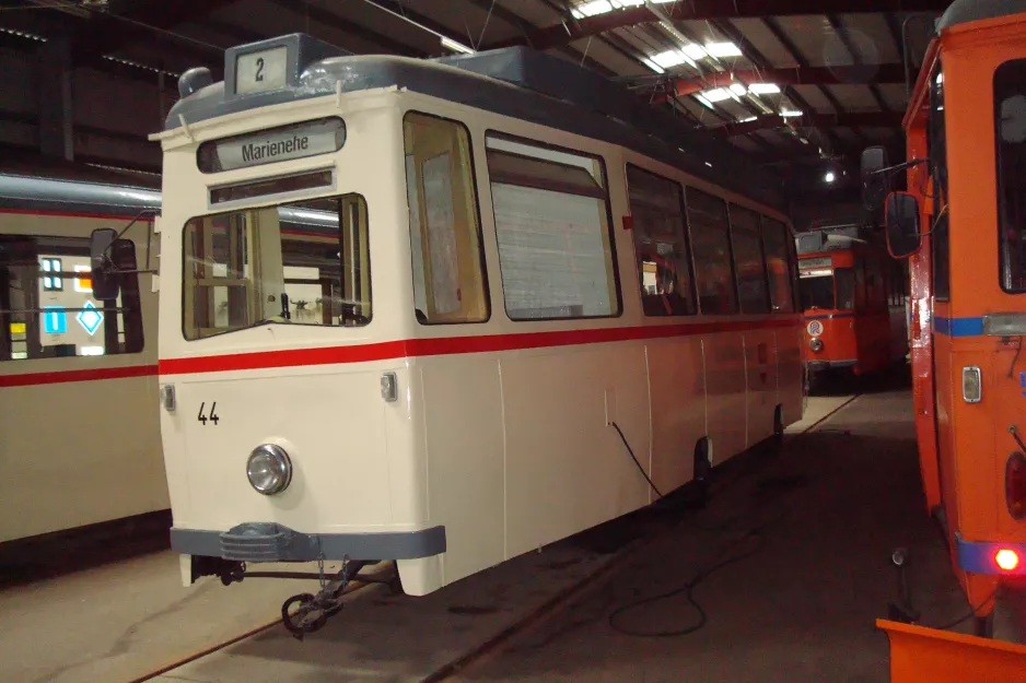 Rostock Triebwagen 44 im Straßenbahnmuseum - depot12 (2015)