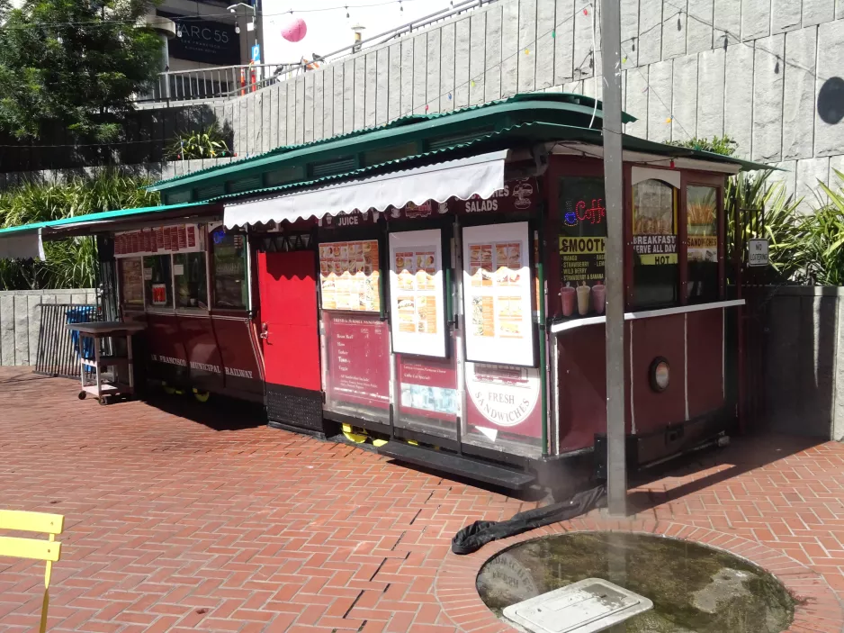 San Francisco Kabelstraßenbahn auf Powell Street Station (2023)