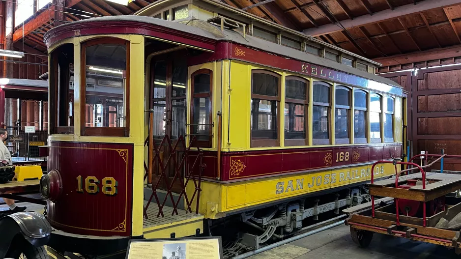 Santa Clara Triebwagen 168 innen Trolley Barn (2022)