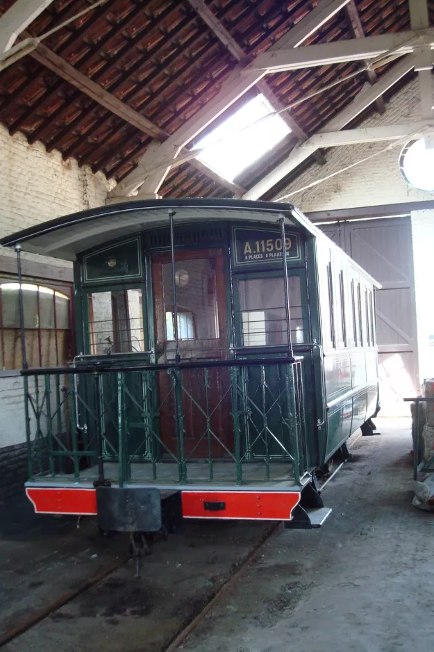 Schepdaal Beiwagen A.11509 im Straßenbahndepot (2010)