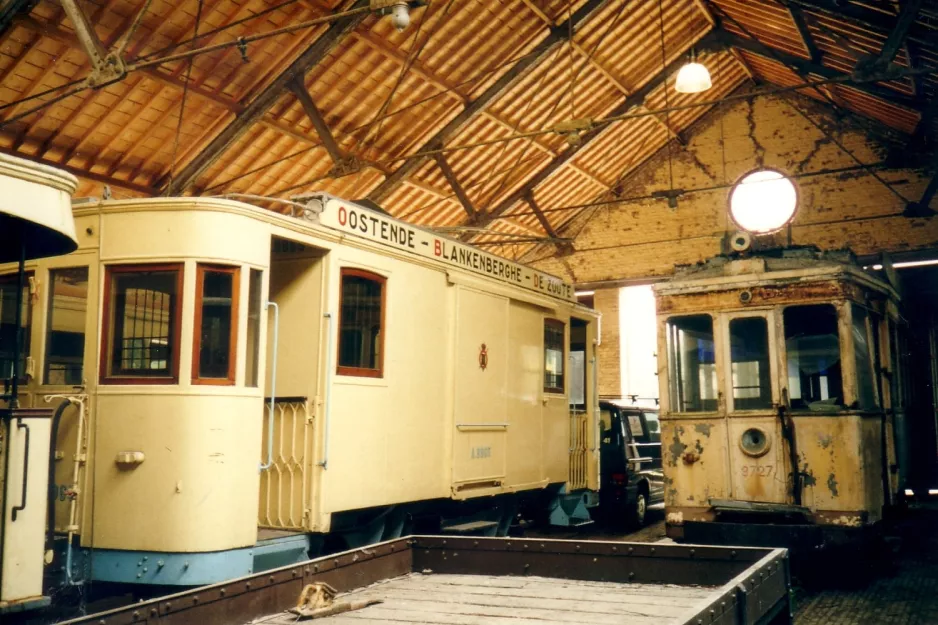 Schepdaal Güterwagen A.9965 im Straßenbahndepot (2002)