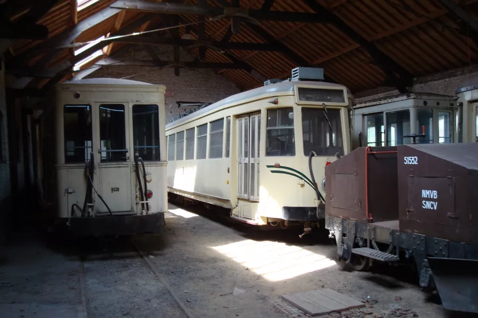 Schepdaal Triebwagen 9538 im Straßenbahndepot (2010)