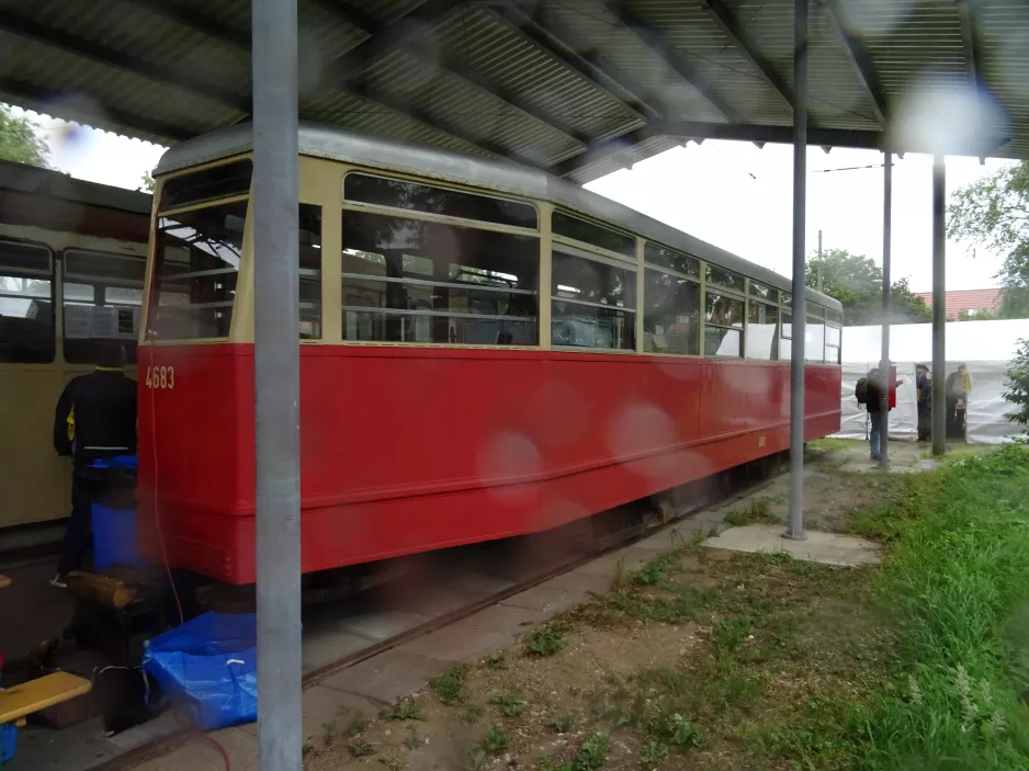 Schönberger Strand Beiwagen 1415 innen Tramport (2019)