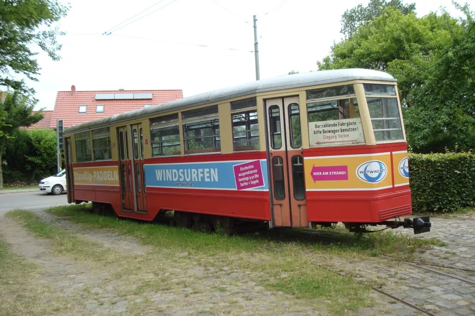 Schönberger Strand Beiwagen 4391 auf der Seitenbahn bei Museumsbahnen Schönberger Strand (2013)