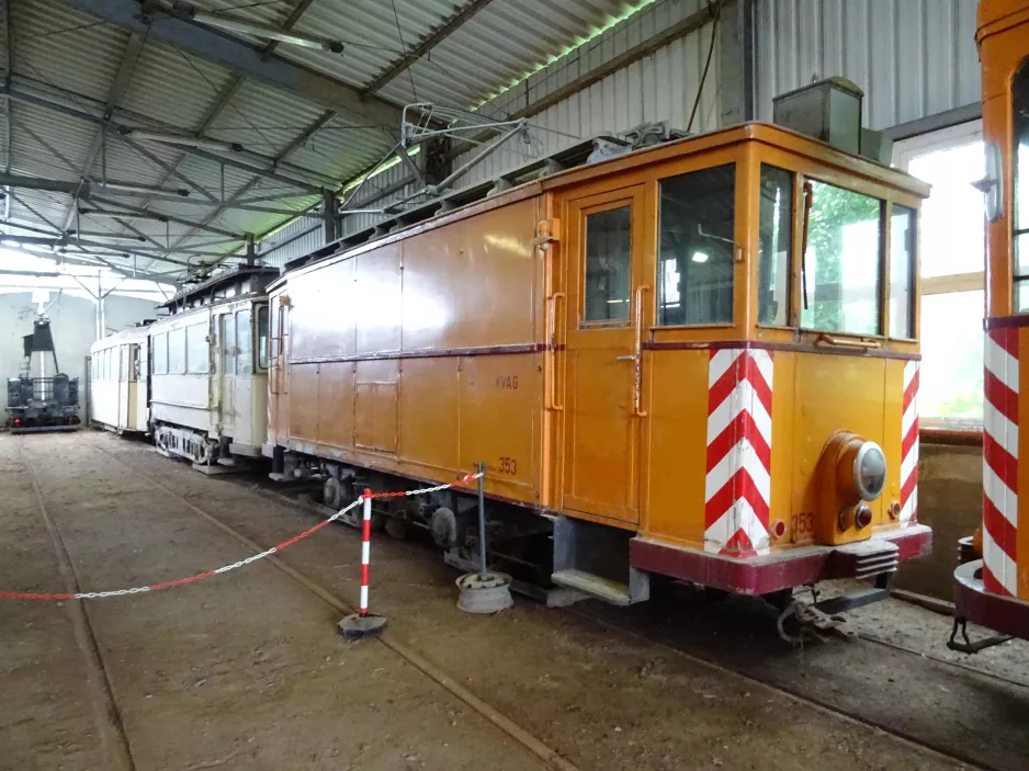 Schönberger Strand Schienenreinigungswagen 353 innen Museumsbahnen (2019)