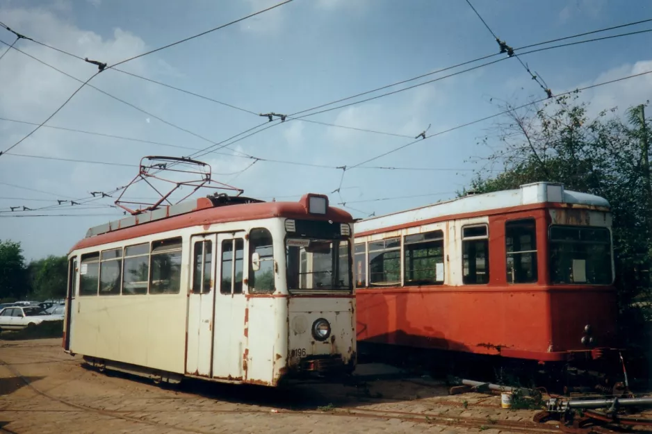 Schönberger Strand Triebwagen 196 auf der Seitenbahn bei Museumsbahnen Schönberger Strand (1997)