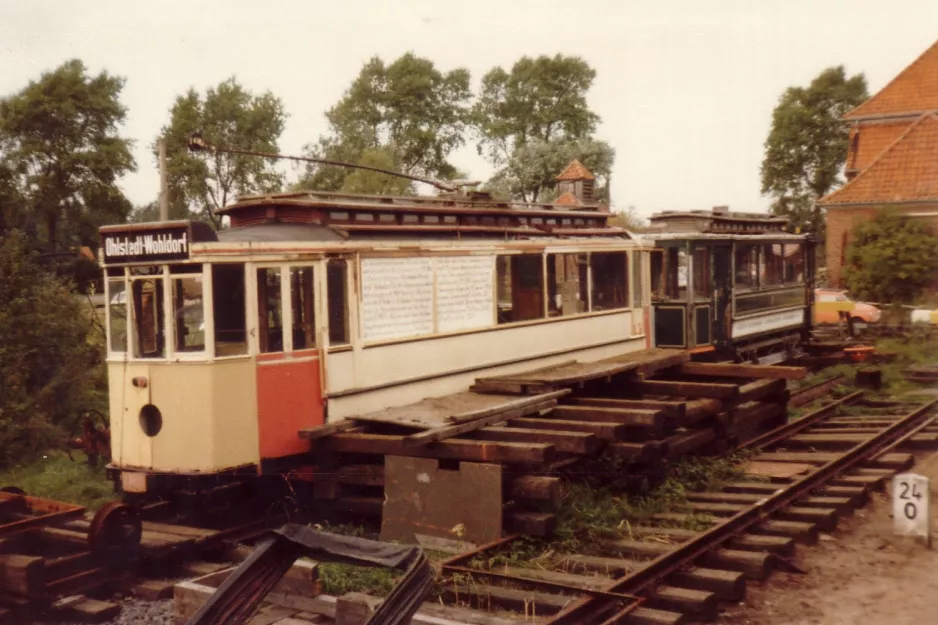 Schönberger Strand Triebwagen 3029 am Museumsbahnhof (1981)