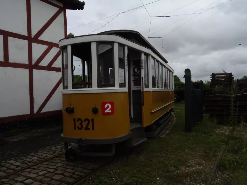 Skjoldenæsholm Beiwagen 1321 am Valby Gamle Remise (2020)