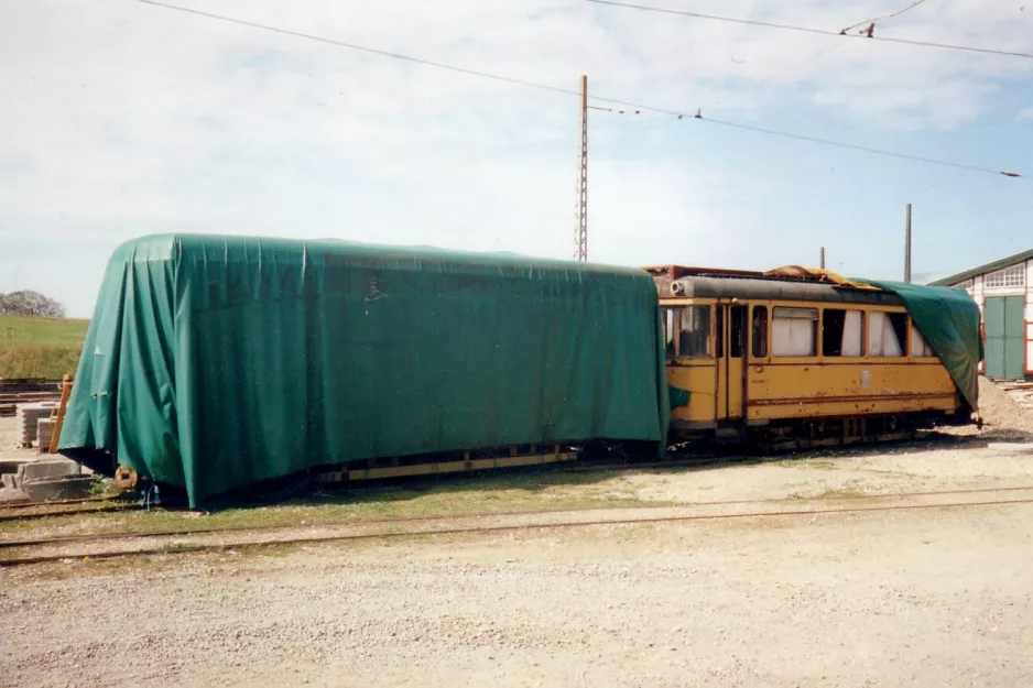 Skjoldenæsholm Beiwagen 41 am Das Straßenbahnmuseum (1997)