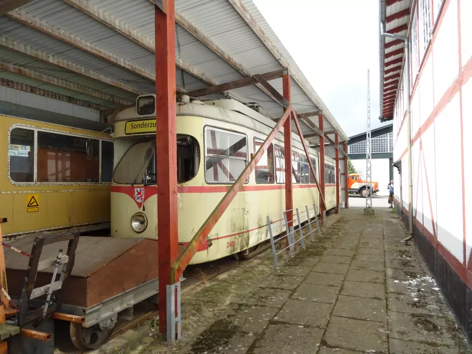 Skjoldenæsholm Gelenkwagen 2401 am Valby Gamle Remise (2021)