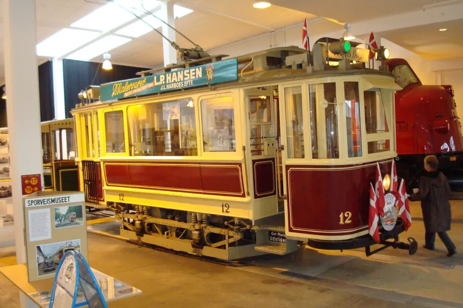 Skjoldenæsholm Triebwagen 12 im Eisenbahnmuseum (2011)