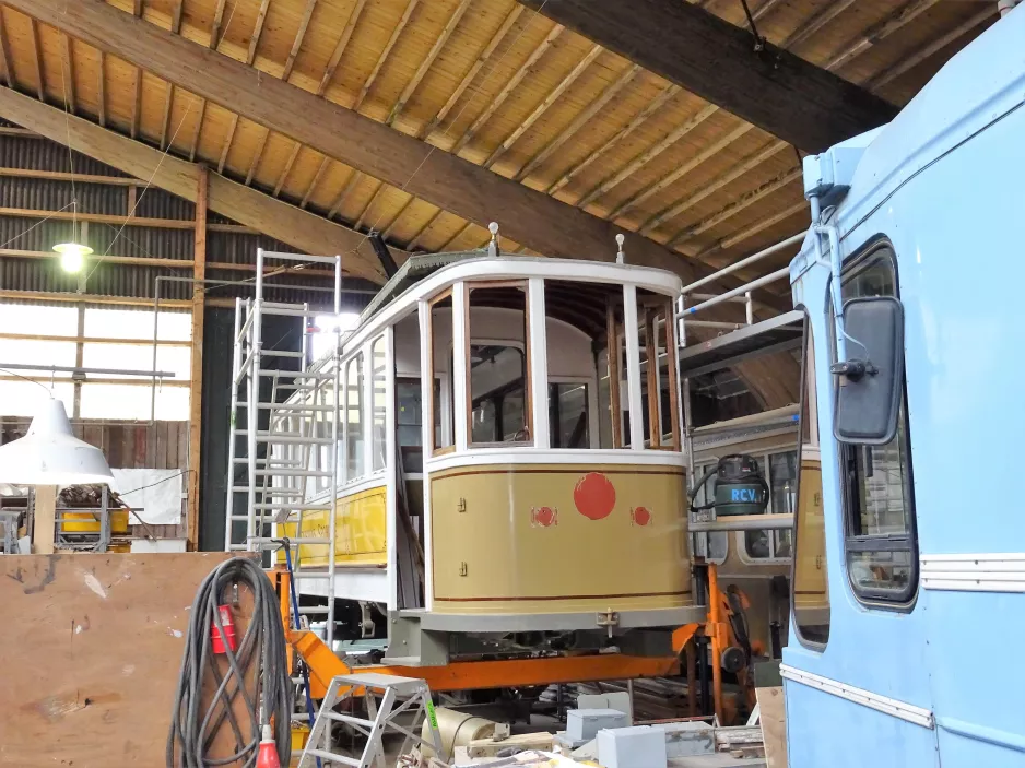 Skjoldenæsholm Triebwagen 261 auf Das Straßenbahnmuseum (2017)