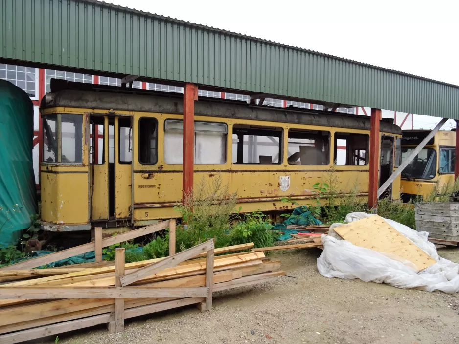 Skjoldenæsholm Triebwagen 5 am Valby Gamle Remise (2017)