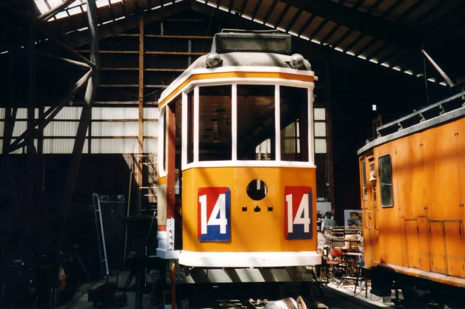 Skjoldenæsholm Triebwagen 929 auf Das Straßenbahnmuseum (2003)