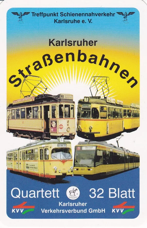 Spielkarte: Karlsruhe Triebwagen 89 (2002)