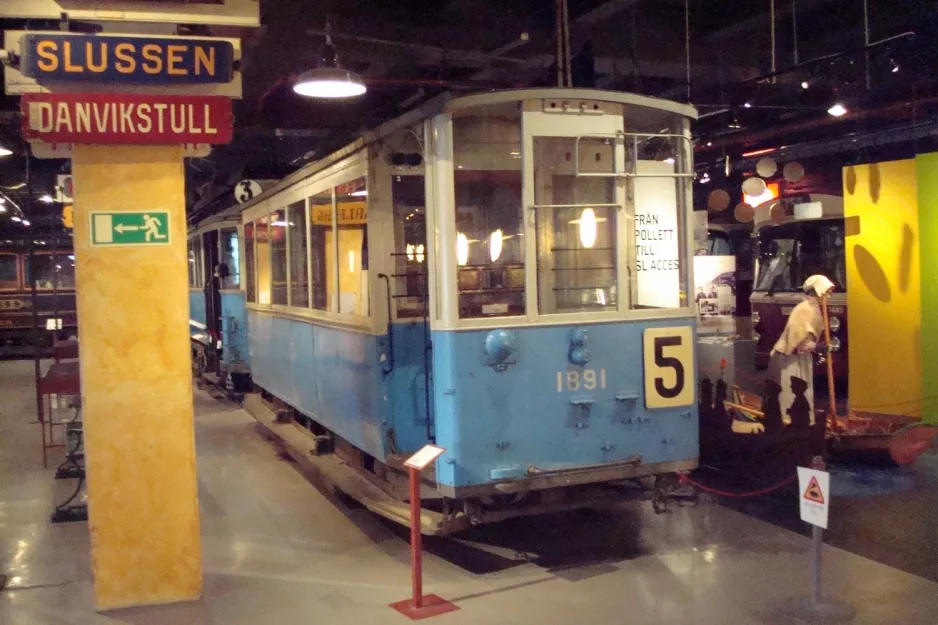 Stockholm Beiwagen 1891 auf Tegelviksgatan 22 (2009)